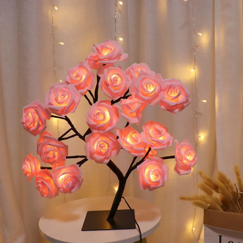 BLYNTRA™ LED Rose Tree Lamp – Romantic Ambient Night Light BLYNTRA