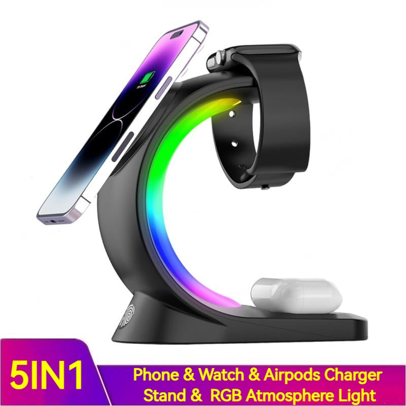 BLYNTRA™ 4-in-1 Magnetic Wireless Charger w/ Ambient Light BLYNTRA