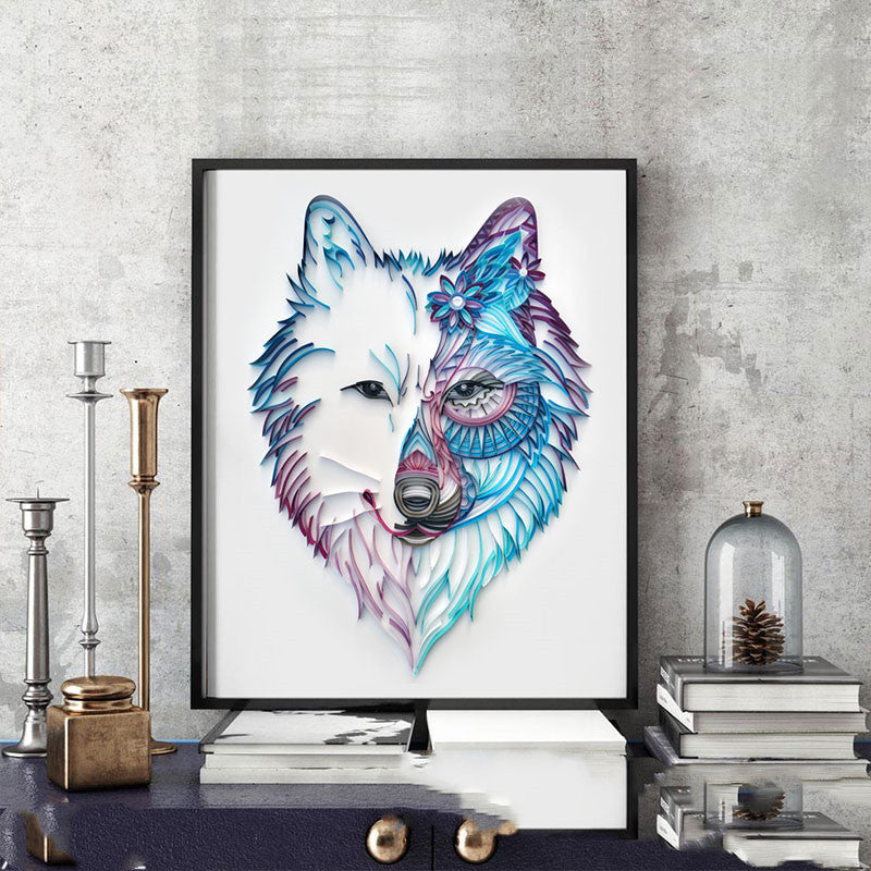 Quilted Paper Art Kit | DIY Illustration Decor Set BLYNTRA