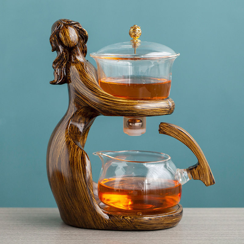 Semi-Automatic Kung Fu Glass Tea Set BLYNTRA