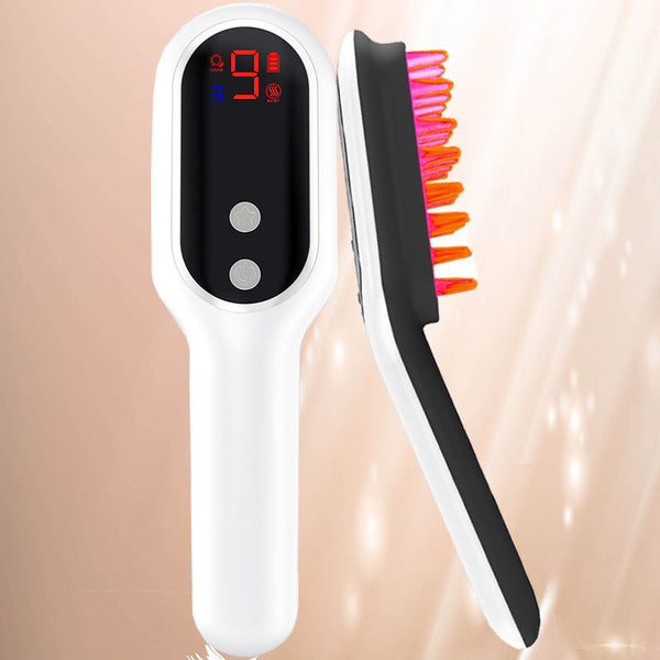 Wireless Head Massager Comb – Magnetic Therapy & LED Display by BLYNTRA BLYNTRA