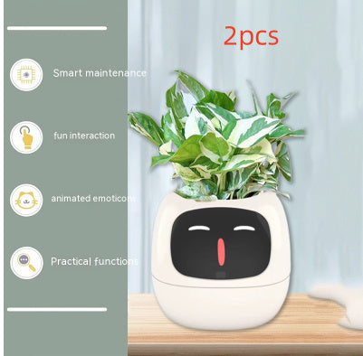 BLYNTRA Smart Planter Companion – Animated AI Plant Pot with Display BLYNTRA