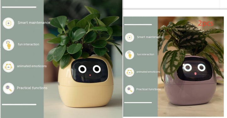 BLYNTRA Smart Planter Companion – Animated AI Plant Pot with Display BLYNTRA