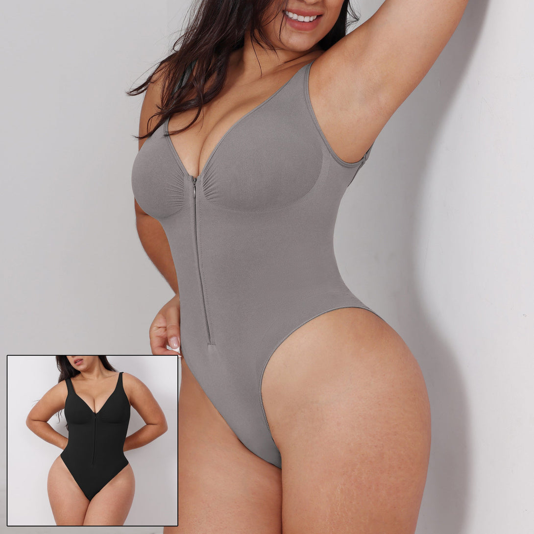 Women's Slimming Underwear Bodysuit Corset Body Shaper Waist Shaper Shapewear Woman Post-Surgical Slimming Zip Jumpsuit Silicone Back Scrub Bath Brush