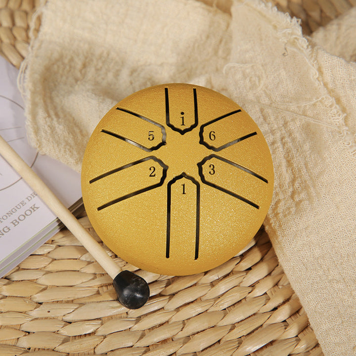Hollow Drum Steel Tongue Drum Air Force Drum Corps Worry-free Drum Percussion Portable Musical Instrument Silicone Back Scrub Bath Brush