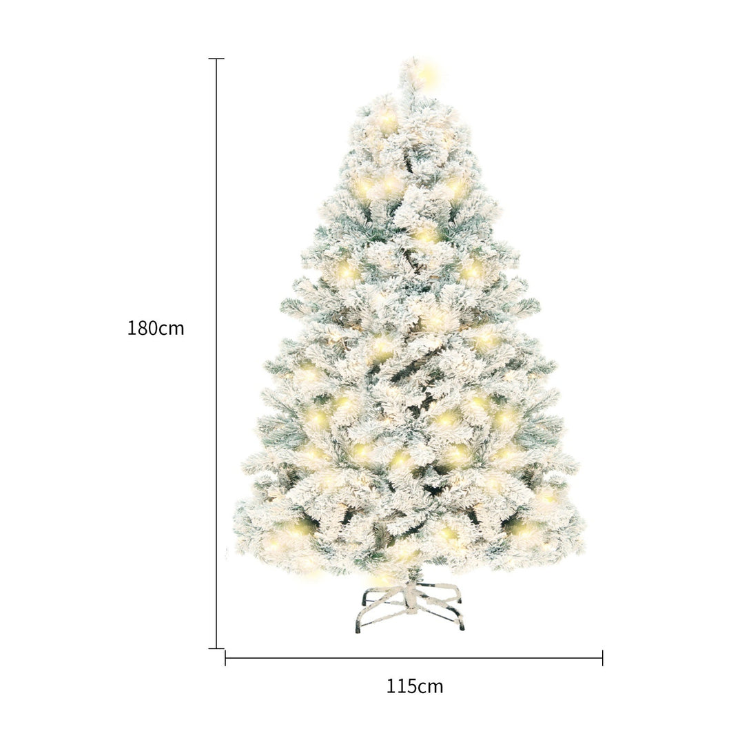 Christmas Tree PVC Snow-Covered Artificial Tree – BLYNTRA Holiday Décor BLYNTRA