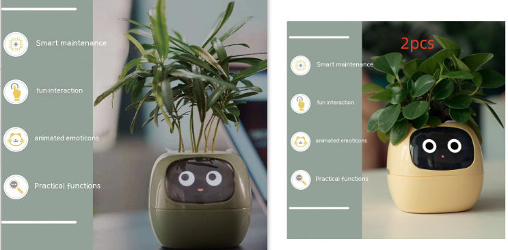 BLYNTRA Smart Planter Companion – Animated AI Plant Pot with Display BLYNTRA