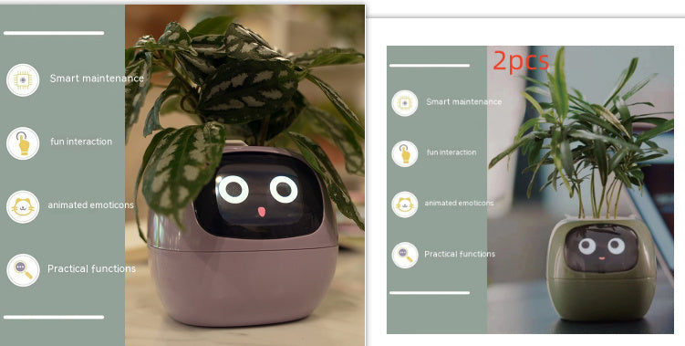 BLYNTRA Smart Planter Companion – Animated AI Plant Pot with Display BLYNTRA