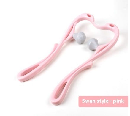 Multifunctional Manual Six-wheel Neck Massager Massage Relieve Roller Massage Tool Silicone Back Scrub Bath Brush