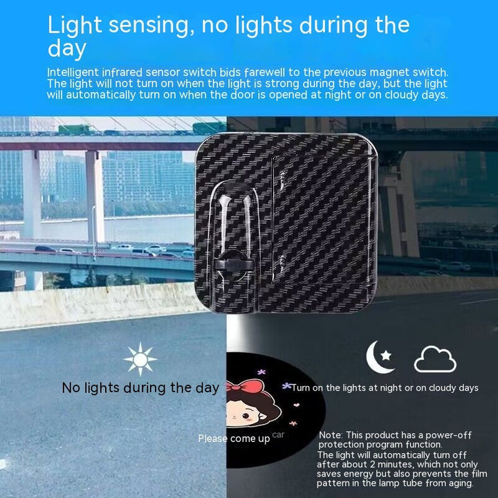 Wireless Door Sill Light with Logo Projection BLYNTRA