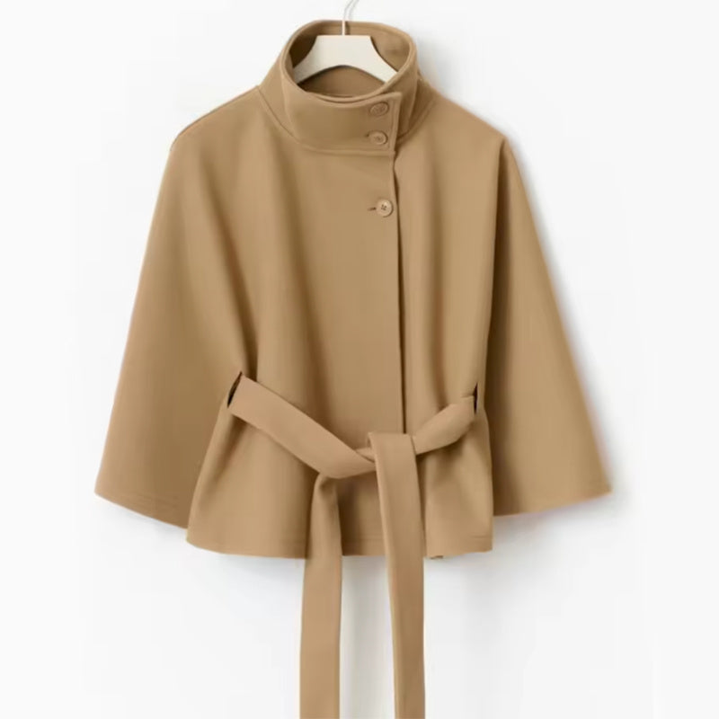 BLYNTRA Belted Batwing Coat – Effortless Style, Cozy Warmth BLYNTRA
