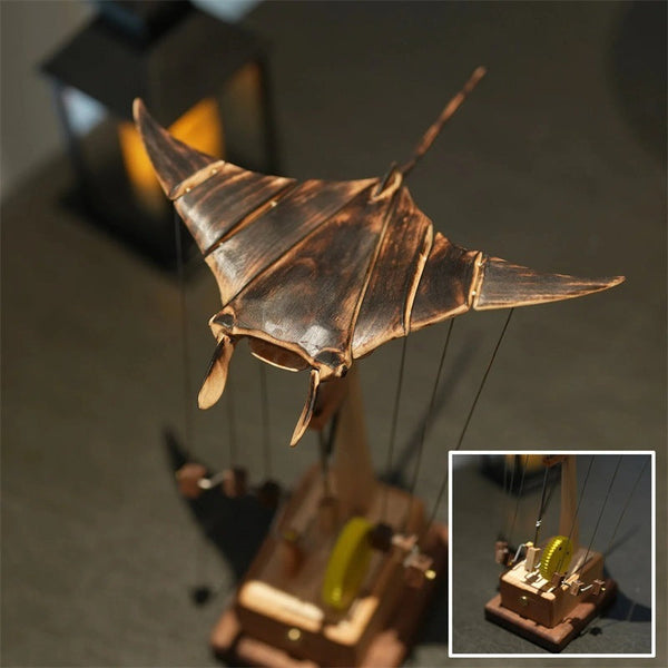 Handmade Manta Ray Motion Figurine – BLYNTRA Electric Bionic Animal Ornament BLYNTRA