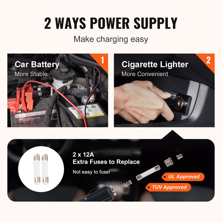 VEVOR 5T Electric Car Jack with Wrench & Pump BLYNTRA