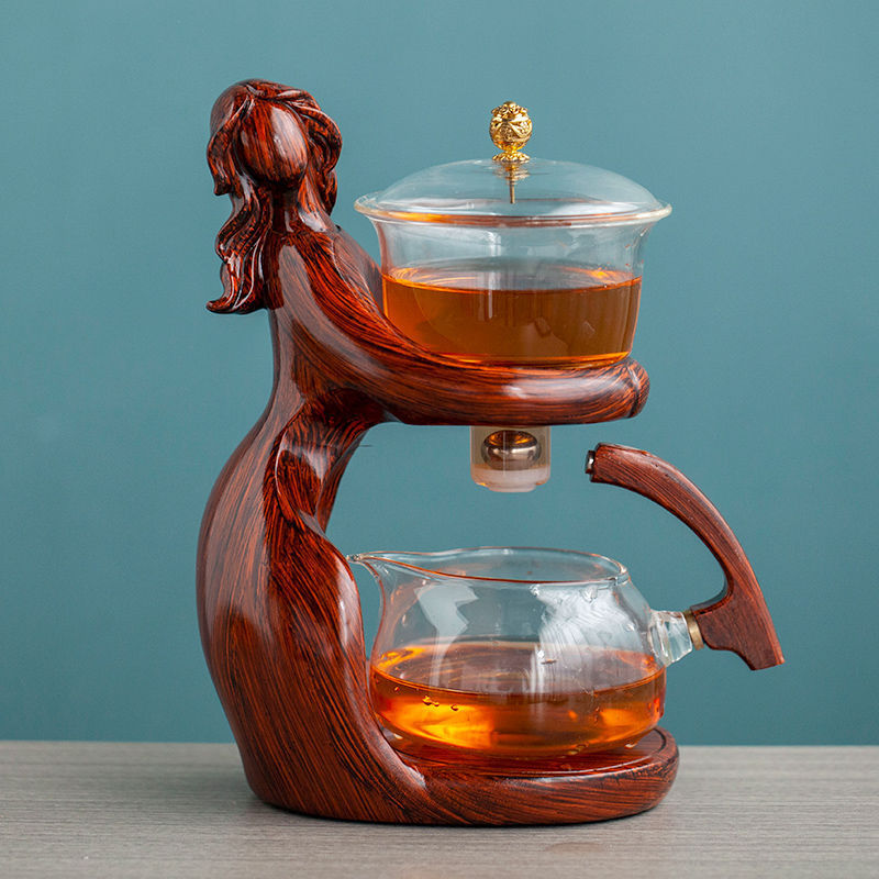 Semi-Automatic Kung Fu Glass Tea Set BLYNTRA