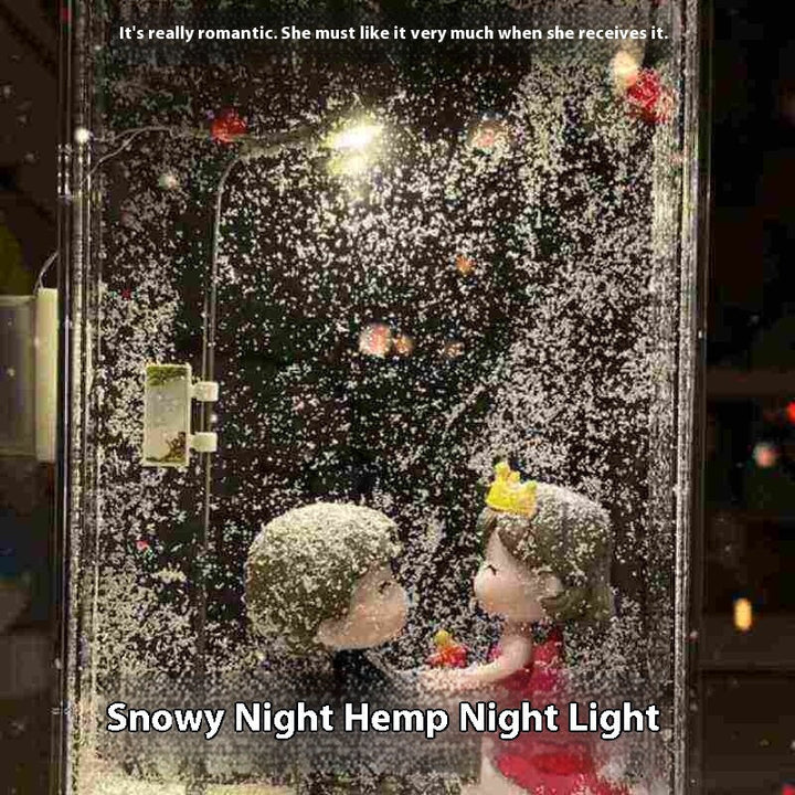 Magic Snowy Night Light | Christmas DIY Decor Blyntra