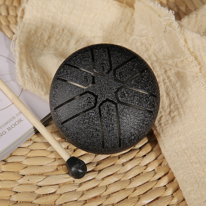 Hollow Drum Steel Tongue Drum Air Force Drum Corps Worry-free Drum Percussion Portable Musical Instrument Silicone Back Scrub Bath Brush
