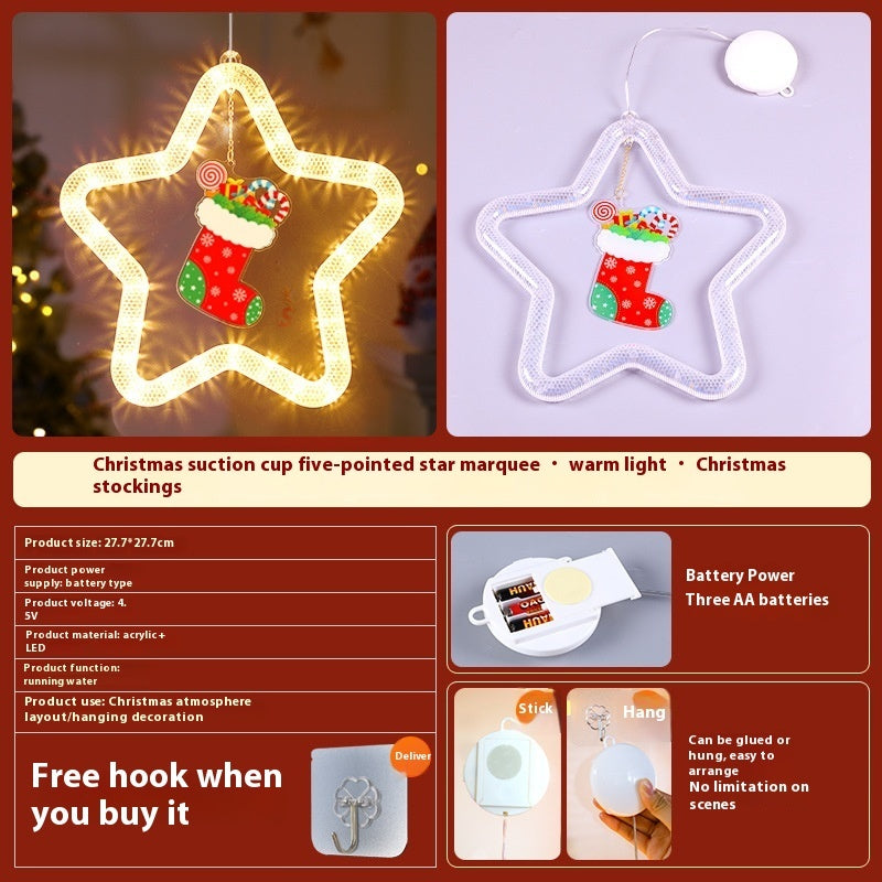 LED Star Christmas Pendant by BLYNTRA – Holiday Window & Home Light BLYNTRA