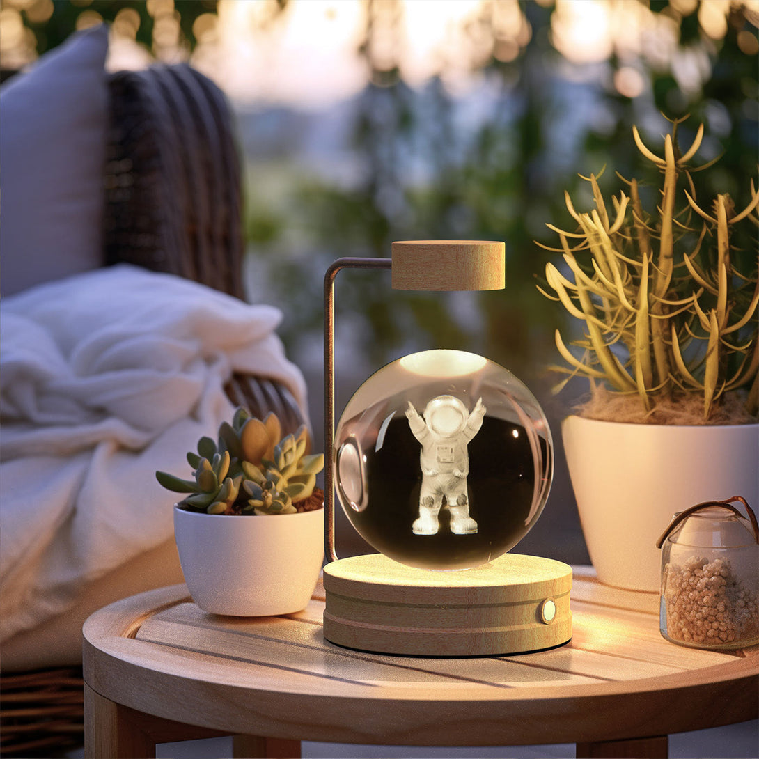 Dino Galaxy Night Light | Crystal Ball Lamp USB BLYNTRA