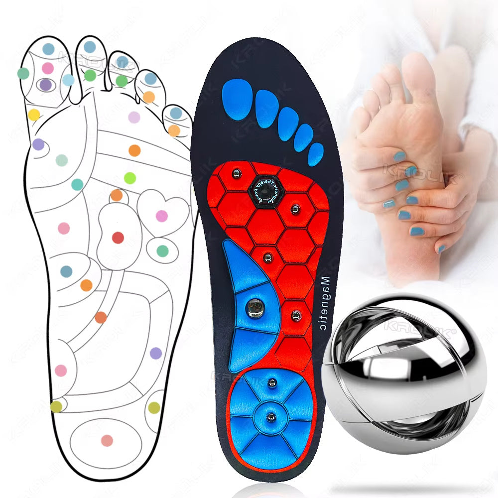 Magnetic Therapy Insoles | Acupressure Foot Pads BLYNTRA