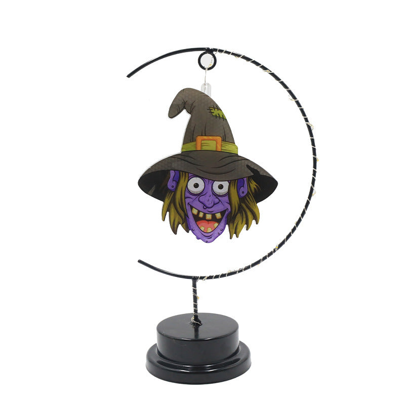 BLYNTRA Wrought Iron Witch Modeling Lamp – LED Decorative Halloween Light BLYNTRA