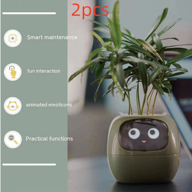 BLYNTRA Smart Planter Companion – Animated AI Plant Pot with Display BLYNTRA