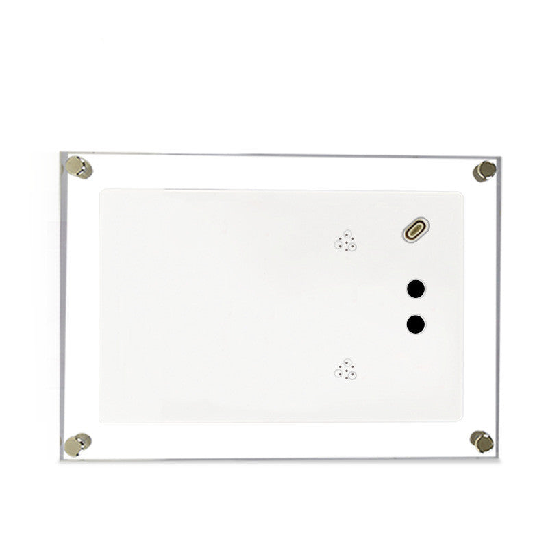 MemoGlow Acrylic Digital Video Frame Silicone Back Scrub Bath Brush