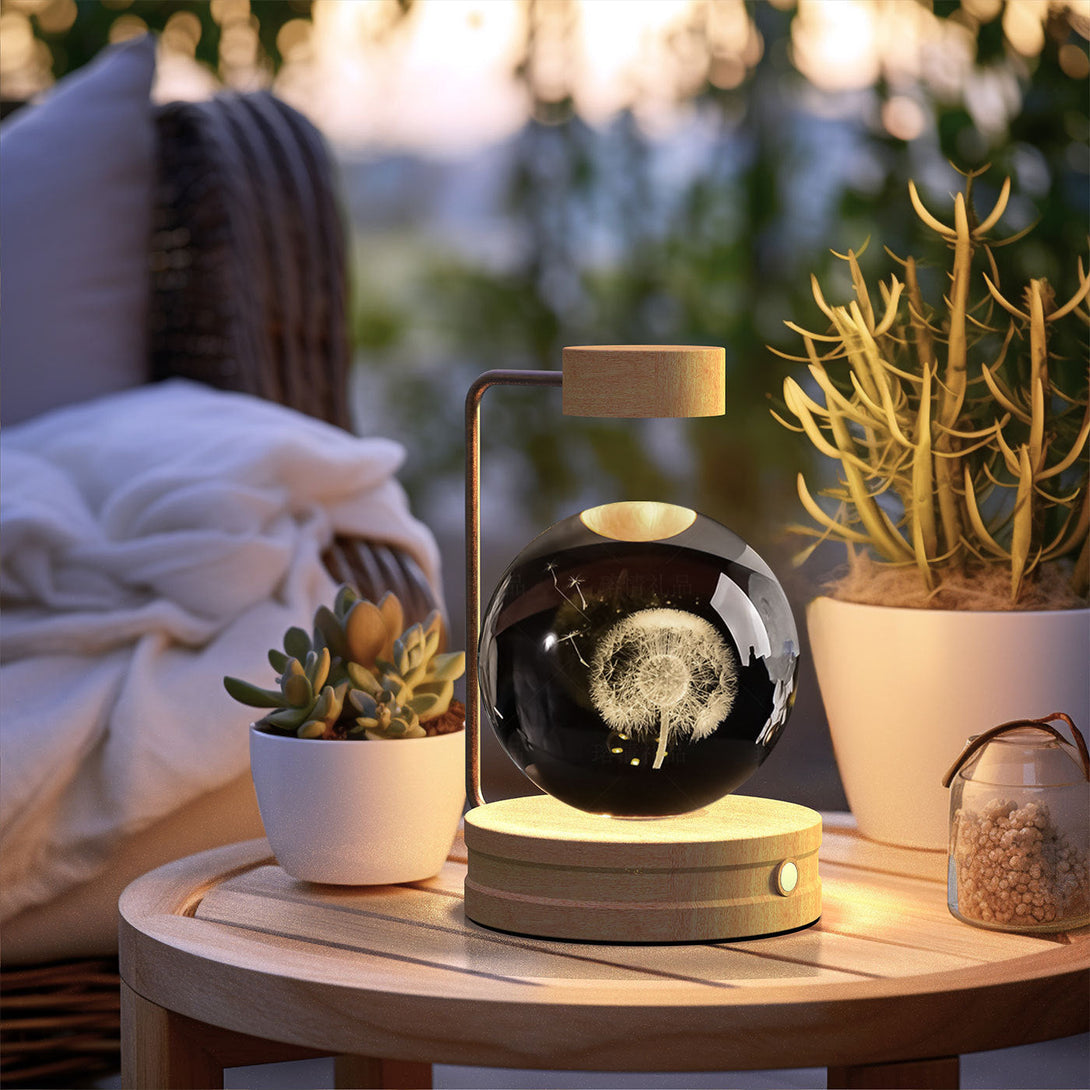 Dino Galaxy Night Light | Crystal Ball Lamp USB BLYNTRA