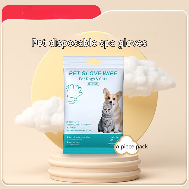 Disposable Pet Cleaning Gloves – Dry Grooming Mitts BLYNTRA
