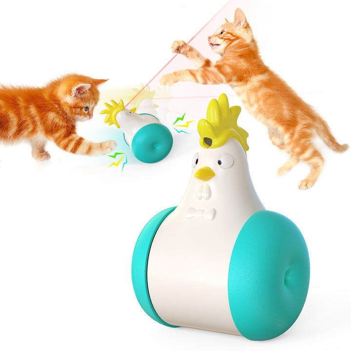 LaserTumble Sound & Light Cat Toy Silicone Back Scrub Bath Brush