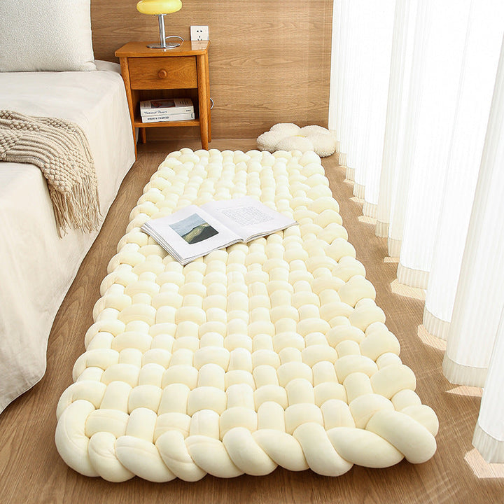 Woven Bedroom Rug Window Cushion Ledge Cushion Household Sofa Cushion Floor Mat Tatami Silicone Back Scrub Bath Brush