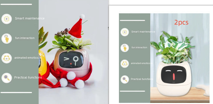 BLYNTRA Smart Planter Companion – Animated AI Plant Pot with Display BLYNTRA