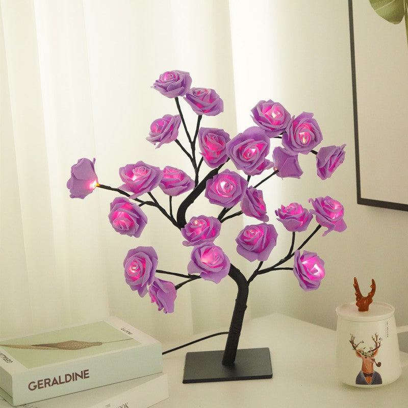 BLYNTRA™ LED Rose Tree Lamp – Romantic Ambient Night Light BLYNTRA