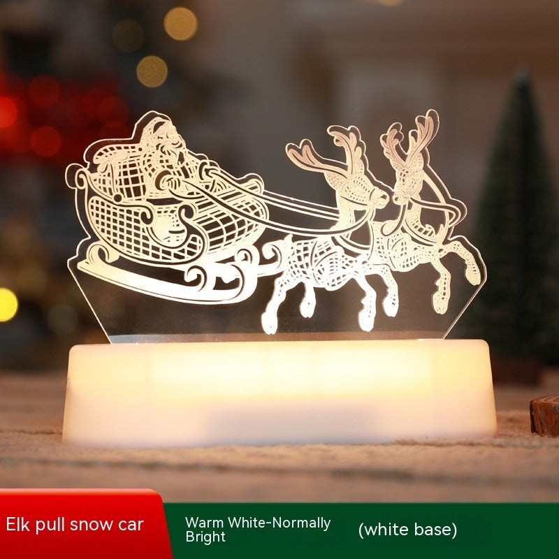 BLYNTRA 3D Acrylic Christmas LED Night Light – Holiday Gift Lamp BLYNTRA