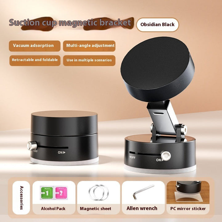 Foldable Magnetic Vacuum Car Phone Holder Foldable Suction Cup With Suction Cup Hands-Free Navigation For Smart Phone Silicone Back Scrub Bath Brush