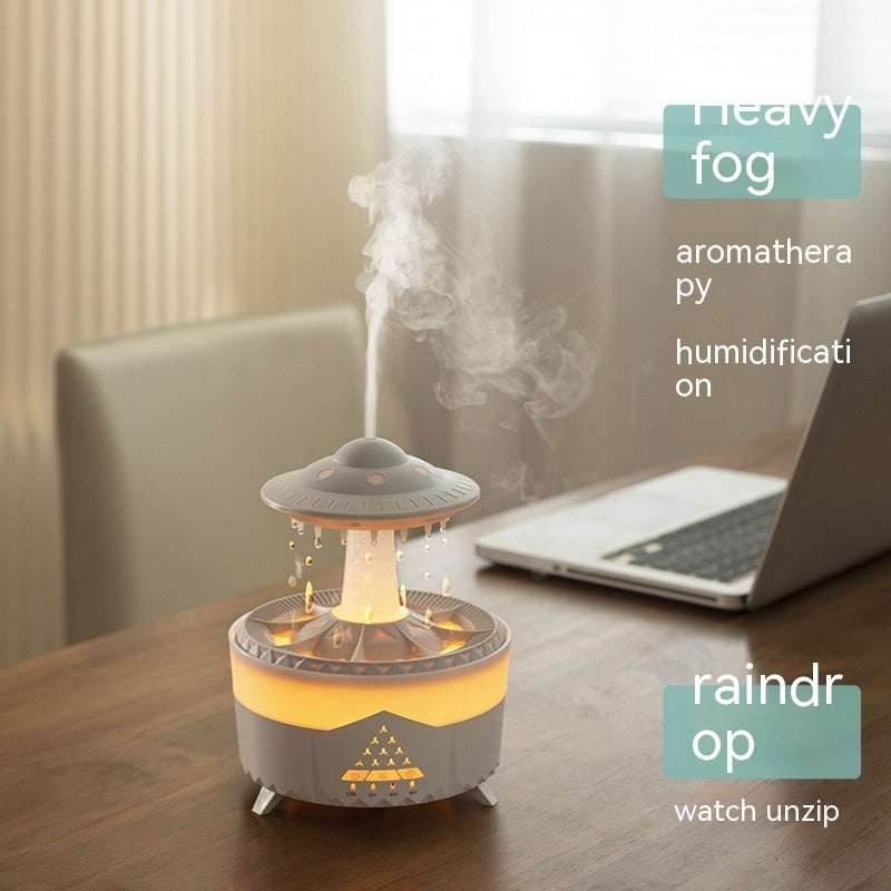UFODrop USB Aroma Humidifier & Mist Diffuser Silicone Back Scrub Bath Brush