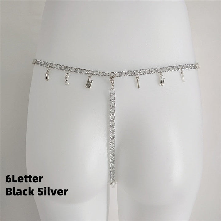 Custom Name Lace Thong & Body Chain Set Silicone Back Scrub Bath Brush