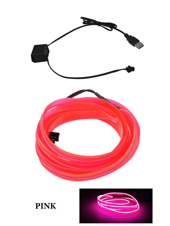 GlowLine™ USB Car LED Strip Silicone Back Scrub Bath Brush