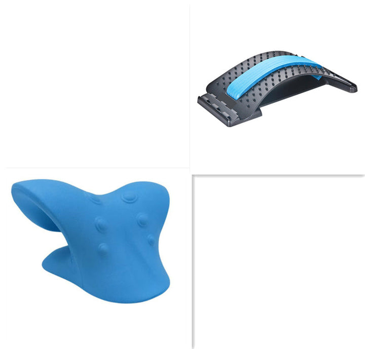 Multifunctional Manual Six-wheel Neck Massager Massage Relieve Roller Massage Tool Silicone Back Scrub Bath Brush
