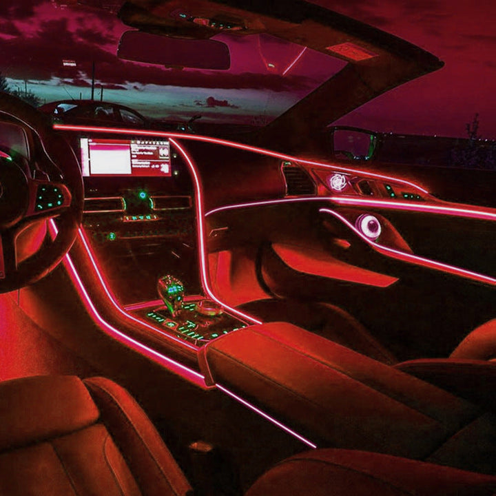 GlowLine™ USB Car LED Strip Silicone Back Scrub Bath Brush