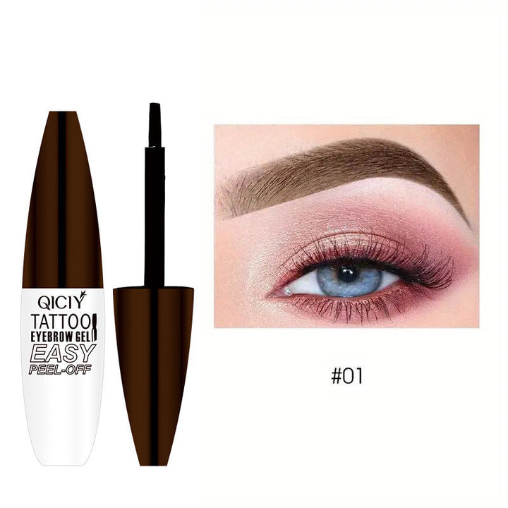 Tattoo Easy Peel Off Eyebrow Gel Cream Types Long-Lasting Smudge-Proof Sweat Resistant Waterproof Cosmetics Silicone Back Scrub Bath Brush