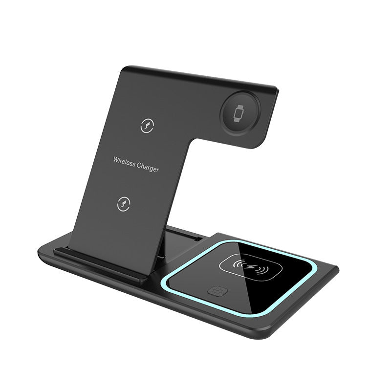 BLYNTRA 3-in-1 Wireless Charging Station – Ambient Dual-Wire Design BLYNTRA