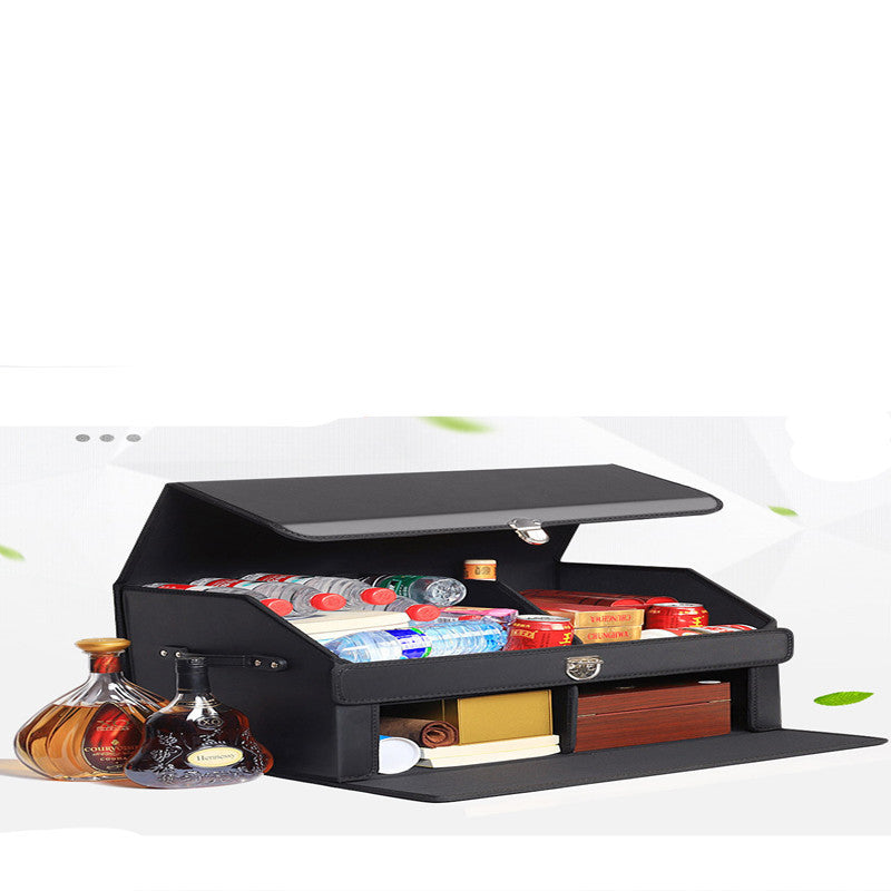 Leather Car Trunk Organizer | Foldable Storage Box BLYNTRA