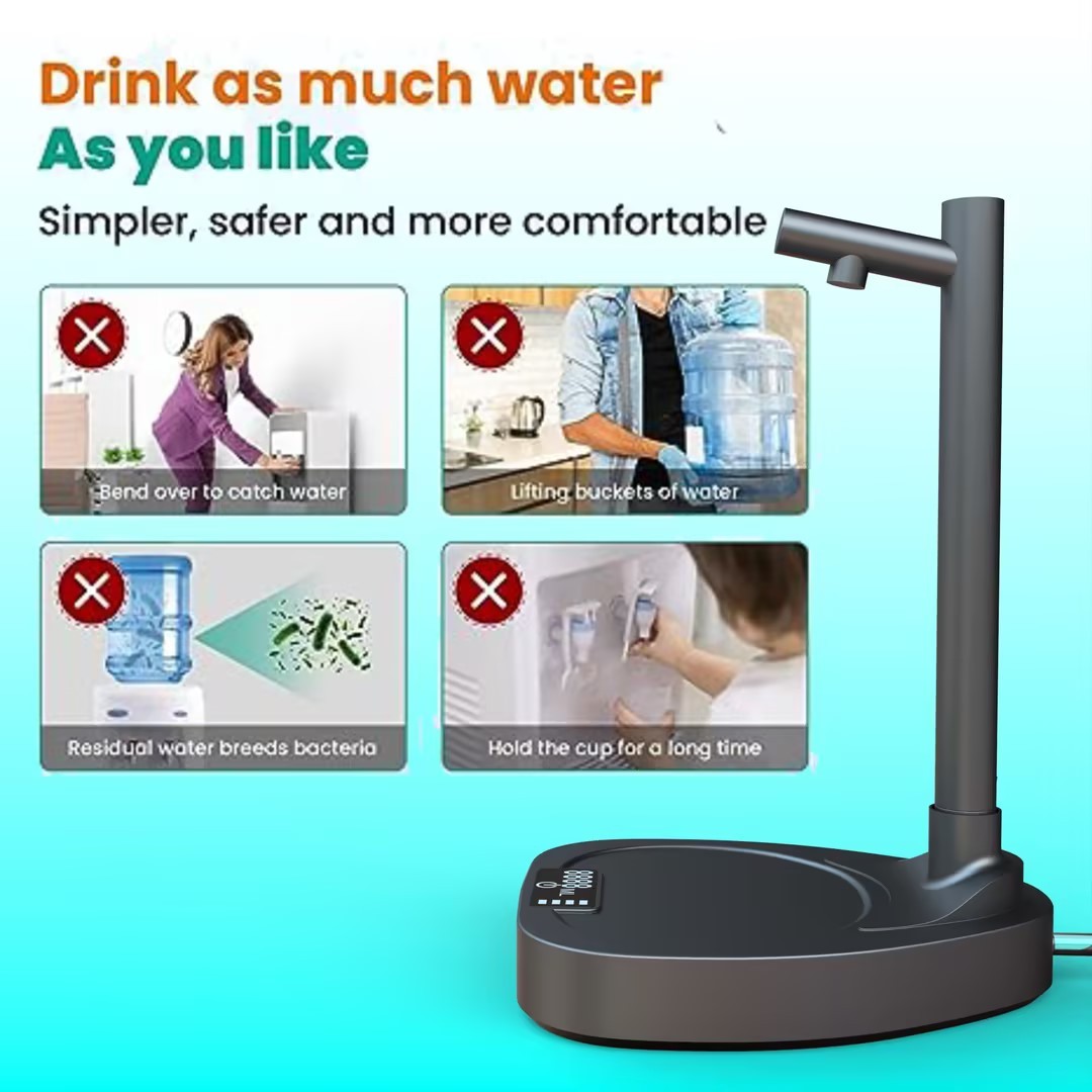 Automatic Water Dispenser with Stand | USB Rechargeable BLYNTRA