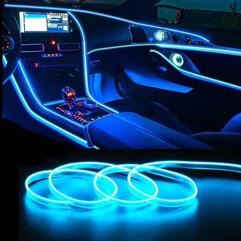 GlowLine™ USB Car LED Strip Silicone Back Scrub Bath Brush