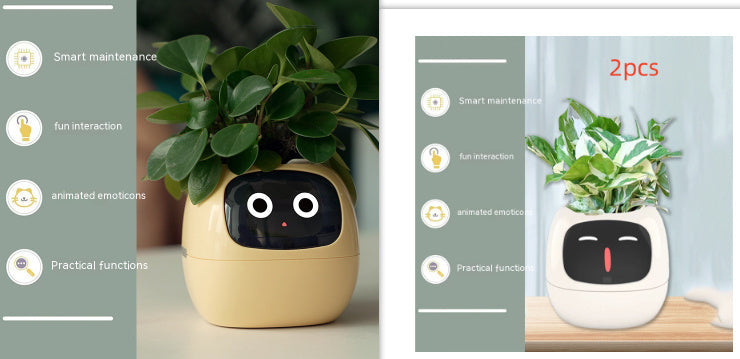 BLYNTRA Smart Planter Companion – Animated AI Plant Pot with Display BLYNTRA