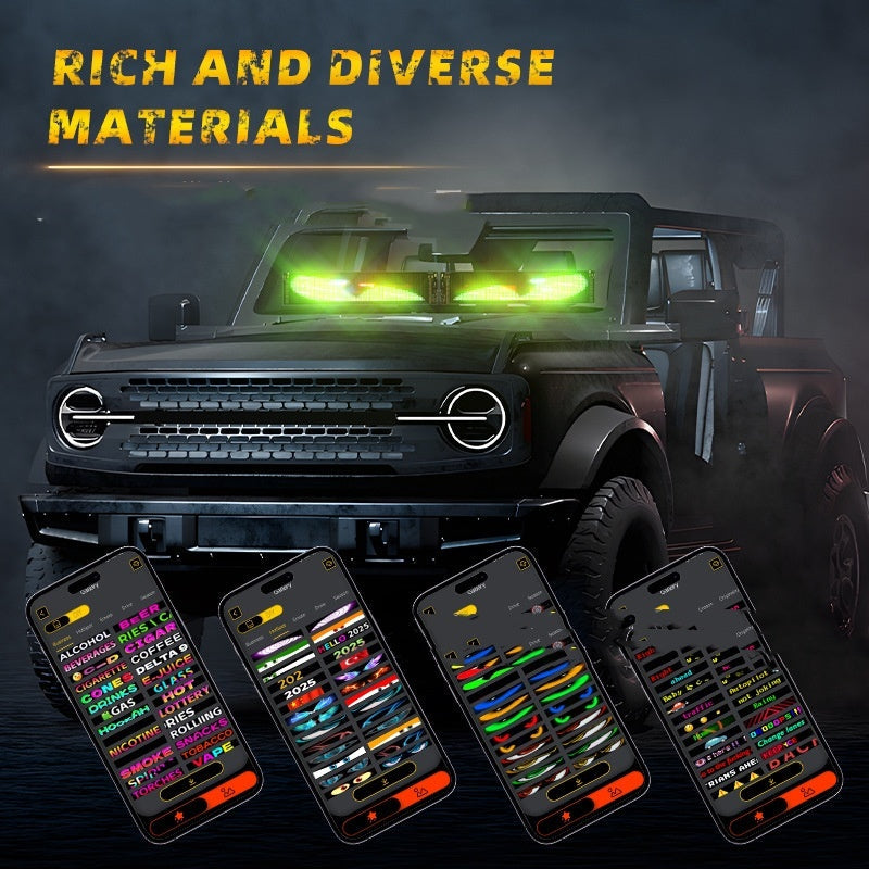 LED Car Ad Screen | App Controlled Flexible Display Silicone Back Scrub Bath Brush