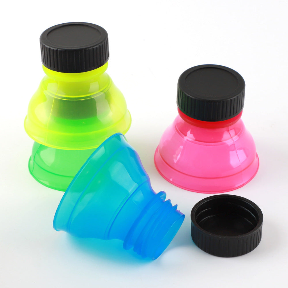 SnapSeal Leak-Proof Soda Bottle Caps Silicone Back Scrub Bath Brush