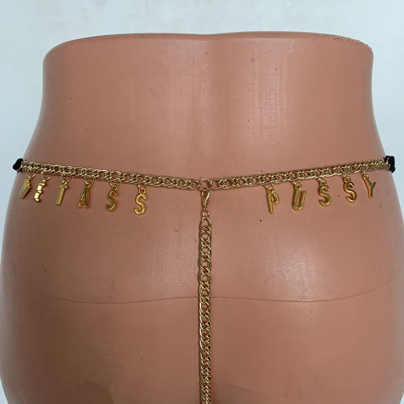 Custom Name Lace Thong & Body Chain Set Silicone Back Scrub Bath Brush