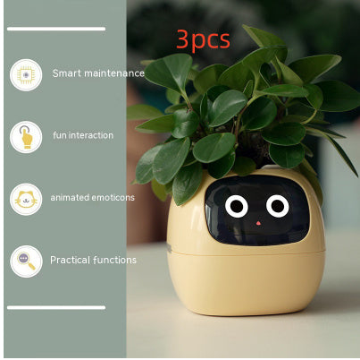 BLYNTRA Smart Planter Companion – Animated AI Plant Pot with Display BLYNTRA