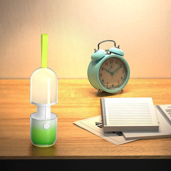 Portable Rechargeable Flashlight Small Night Lamp Silicone Back Scrub Bath Brush